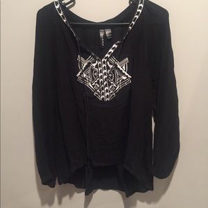Black daytime shirt